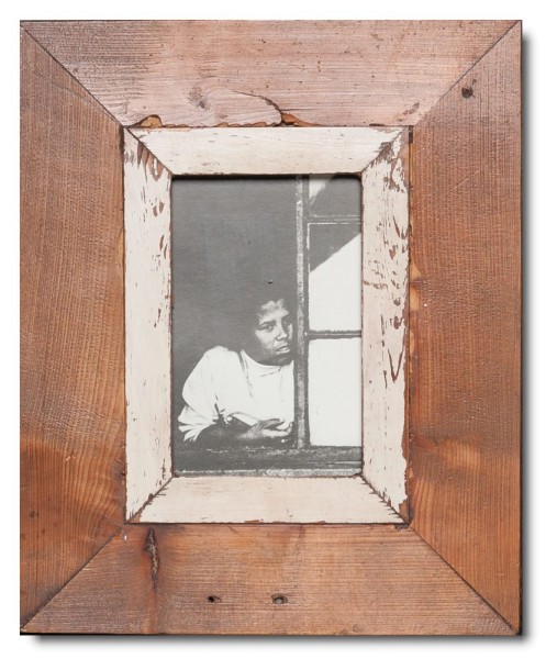 Reclaimed wood picture frame